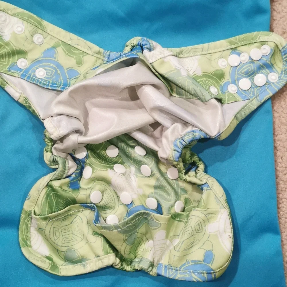 Bumkins turtle swim cover diaper cover